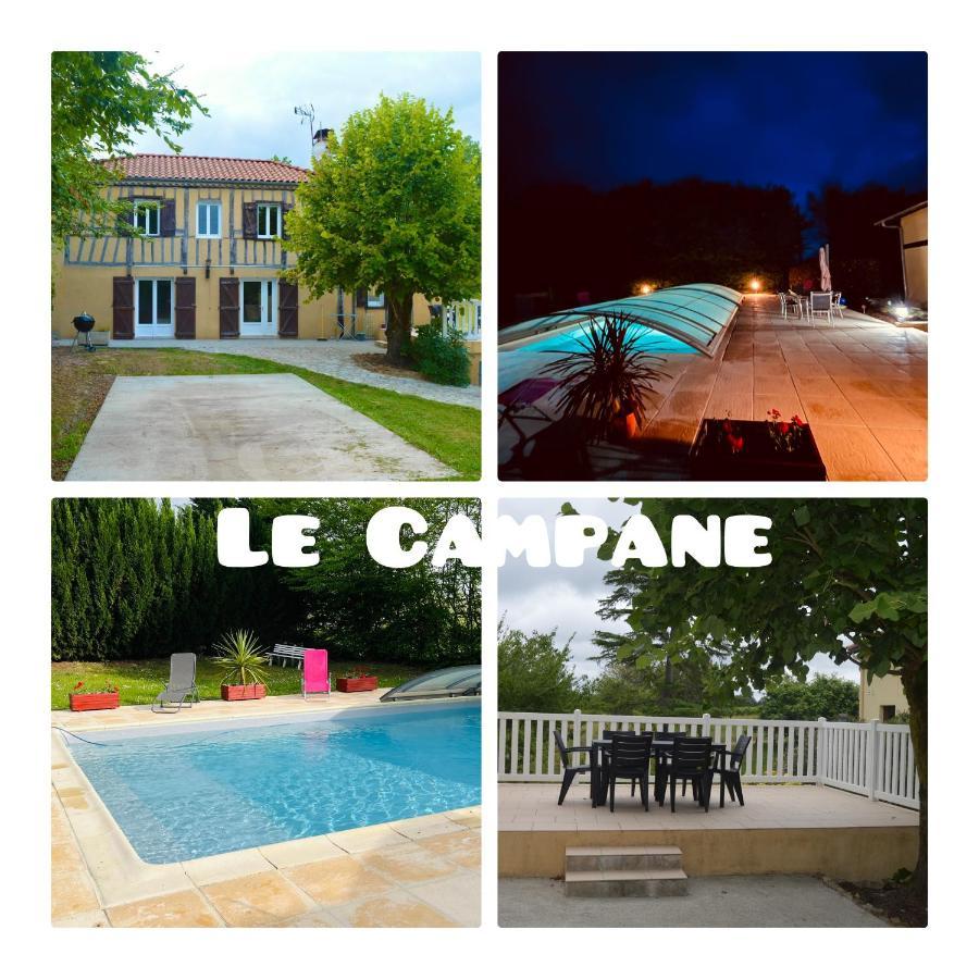 Gite Le Campane - Piscine Partagee Borne Recharge Vehicule 22Kwh Laujuzan ภายนอก รูปภาพ
